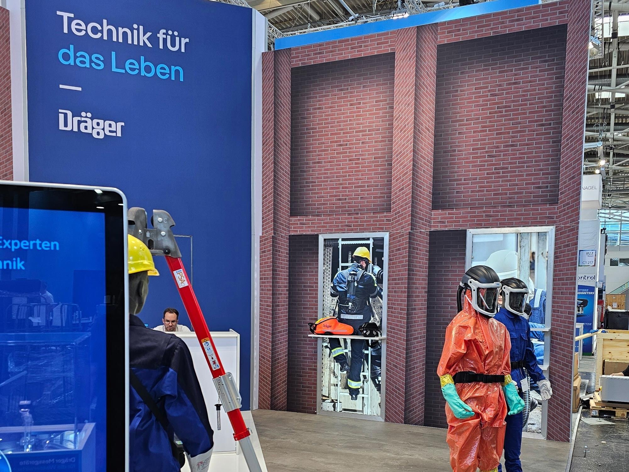 Individueller Messestand für Dräger auf der IFAT 2024 in München 