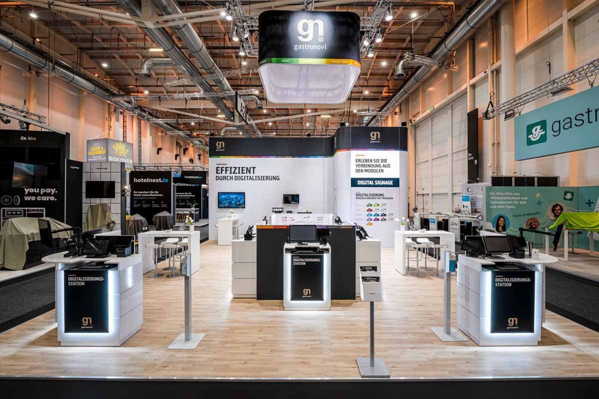 LED-Messestand für Gastronovi