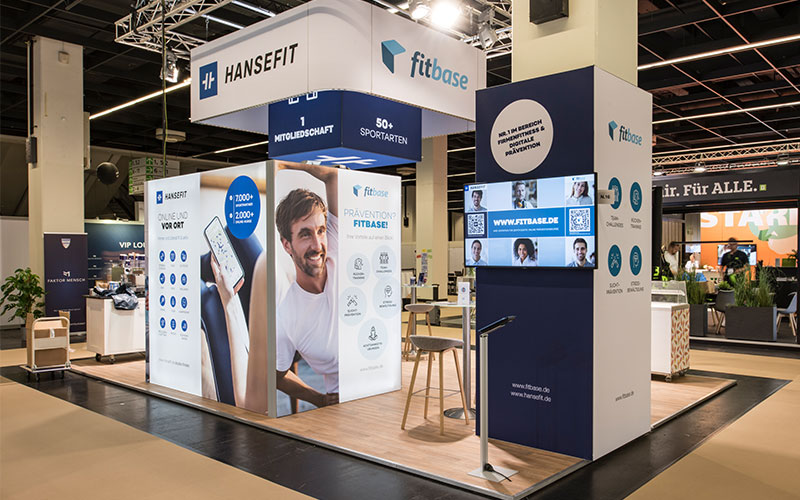 Hansefit Messestand auf der Zukunft Personal