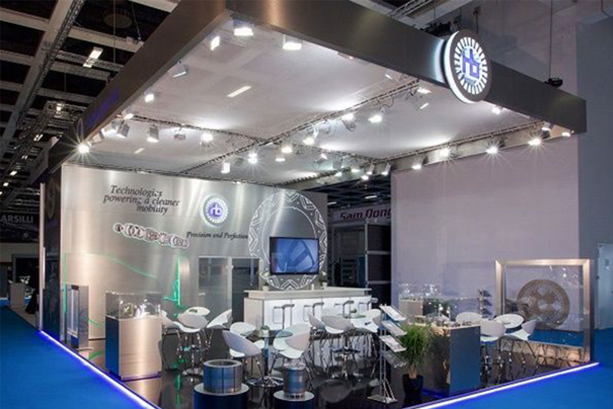 Exhibition stand for r.bourgeois at BlechExpo in stuttgart