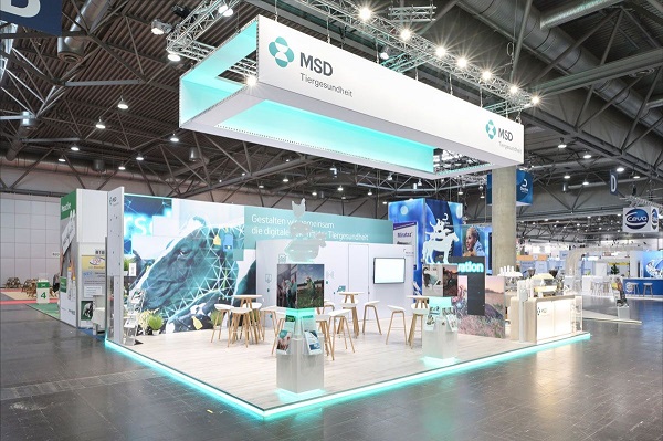 Exhibition stand for MSD at TÄK in Leipzig